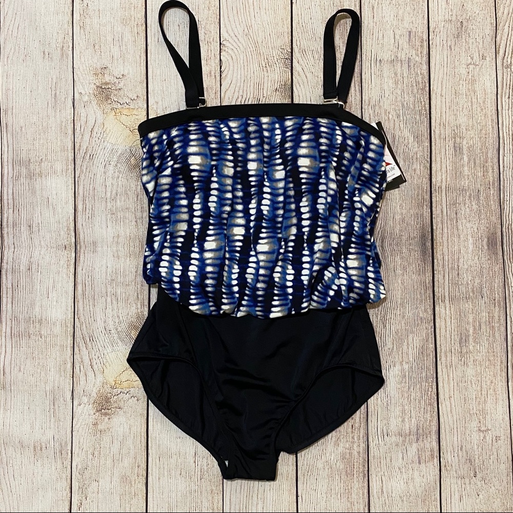 Manhattan Beachwear One-Piece Swim Size 14